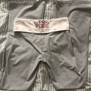 PINK x LoveShackFancy Cotton Fold Over Leggings Size Small